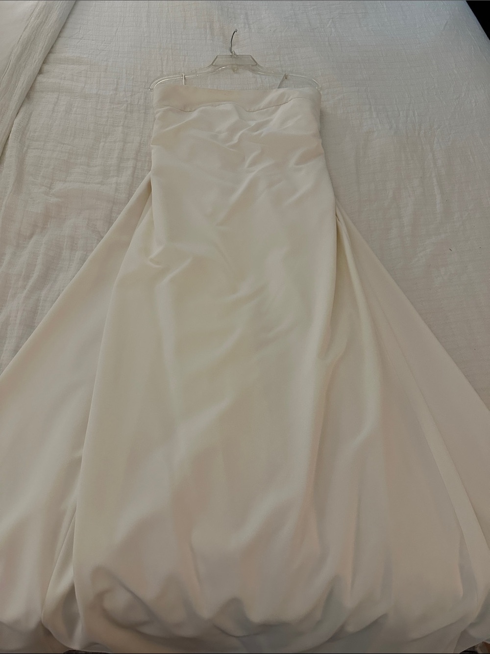MILLY Strapless White A-Line Women's Dress